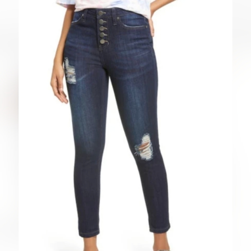 NWOT BP Button Front Jeans Sz30waist